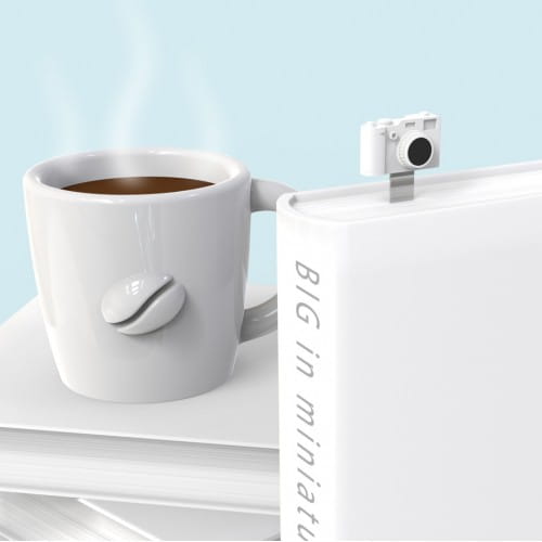 Metalmorphose | 3D White Camera Bookmark
