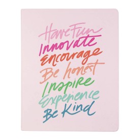 Eccolo | Lined Hardcover Desk Journal | Have Fun | 8x10"