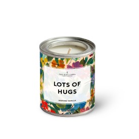 The Gift Label | Small Candle Tin | Lots Of Hugs | Jasmine & Vanilla | 90g