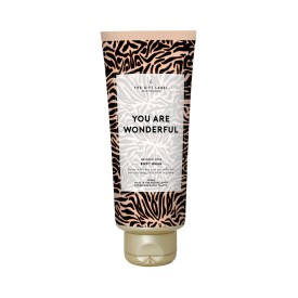 The Gift Label | Animal Print Body Wash Tube | Mandarin Musk | You Are Wonderful | 200ml