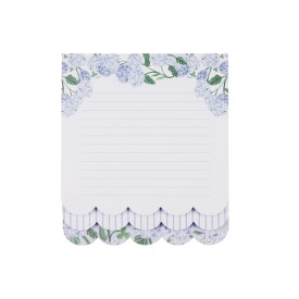Eccolo | 3-in-1 Scalloped Edge Pad | Hydrangeas | 120 Sheets