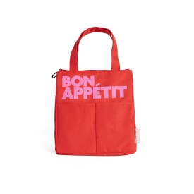 Helio Ferretti | Bon Appetit Lunch Bag | Bright Red