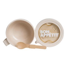 Helio Ferretti | Bon Appetit Lunch Box | Round | Beige