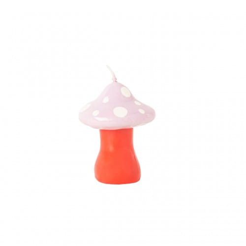 Helio Ferretti | Mushroom Candle | Pink & Red | Small